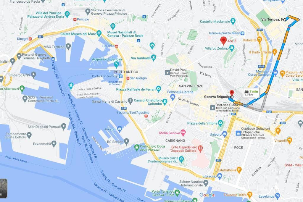 Titti'S House - Parcheggio Custodito In Garage Gratis Genua Zewnętrze zdjęcie